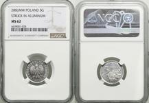 Polen 5 Groszy 2006 (Probe) auf der Auktion WCN - 19. Oktober 2023
