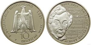 Deutschland 10 Mark 2001 F "Lortzing" auf der Auktion WCN - 19. Oktober 2023