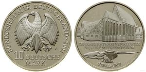 Deutschland 10 Mark 2001 J "Katharinenkloster" auf der Auktion WCN - 2. November 2023