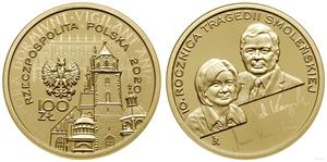 Polska 100 złotych 2020 "10 Rocznica tragedii smoleńskiej" na aukcji WCN - 16 listopada 2023