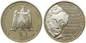 Deutschland 10 Mark 2001 G "Lortzing" auf der Auktion WCN - 30. November 2023