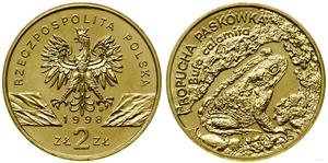 Polska 2 złote 1998 MW ET "Ropucha paskówka" na aukcji WCN - 28 grudnia 2023