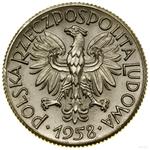 Polska 1 złoty 1958 WK "Kwadratowa obwódką" (Próba) na aukcji WCN - 18 maja 2024