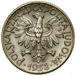 Polska 1 złoty 1958 "Okrągła obwódką" (Próba) na aukcji WCN - 18 maja 2024