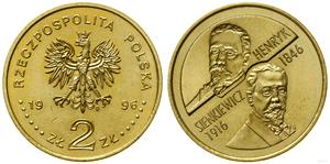 Poland 2 Zlote 1996 MW RK "Henryk Sienkiewicz" at auction WCN - January 18, 2024