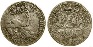 Polska Trojak 1684 C B "Popiersie w koronie" na aukcji WCN - 15 lutego 2024