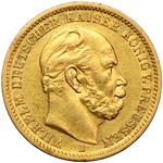 Германия 20 марок 1872 B "Пруссия" на аукционе Numision - 18 мая 2025