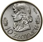 Polen 10 Zlotych 1960 KZ EJ "Tadeusz Kościuszko" (Probe) auf der Auktion WCN - 16. November 2024