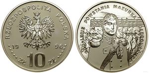 Polska 10 złotych 1996 MW "200-lecie powstania Mazurka Dąbrowskiego" na aukcji WCN - 28 marca 2024