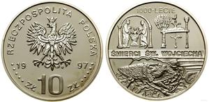 Польша 10 злотых 1997 MW ET "Тысячелетие со дня смерти Святого Войцеха" на аукционе WCN - March 28, 2024