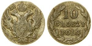 Polonia 10 groszy 1827 IB en subasta WCN - 4 de abril de 2024