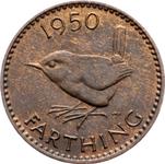 Großbritannien 1 Farthing 1950 HP auf der Auktion Pesek Auctions - 8. Mai 2024