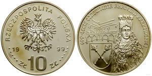 Polen 10 Zlotych 1999 MW AN "Krakauer Universität" auf der Auktion WCN - 11. April 2024