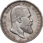 Германия 5 марок 1895 F "Вюртемберг" на аукционе Numimarket - 20 января 2025