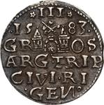 Polska Trojak 1583 "Ryga" na aukcji Numimarket - 20 stycznia 2025