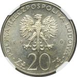 Polska 20 złotych 1980 MW "50 lat Daru Pomorza" na aukcji Wójcicki - 30 kwietnia 2025