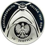 Polska 10 złotych 1997 MW EO "Jan Paweł II - Kongres Eucharystyczny we Wrocławiu" na aukcji Wójcicki - 30 kwietnia 2025
