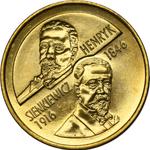 Poland 2 Zlote 1996 MW RK "Henryk Sienkiewicz" at auction Wójcicki - April 30, 2025