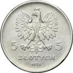 Poland 5 Zlotych 1928 "Nike" at auction Wójcicki - April 30, 2025