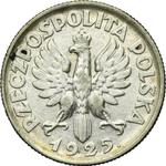Польша 1 злотый 1925 "Женщина с колосьями" na aukcji Wójcicki - 30 kwietnia 2025