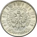 Польша 10 злотых 1937 "Юзеф Пилсудский" на аукционе Wójcicki - 30 апреля 2025