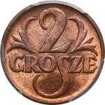Polska 2 grosze 1938 WJ na aukcji Wójcicki - 30 kwietnia 2025