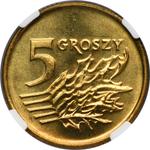 Polska 5 groszy 1993 MW na aukcji Wójcicki - 30 kwietnia 2025