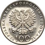Polska 100 złotych 1975 MW "Ignacy Jan Paderewski" (Próba) na aukcji Wójcicki - 30 kwietnia 2025
