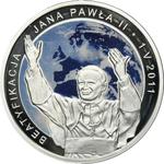 Polska 20 złotych 2011 MW ET "Beatyfikacja Jana Pawła II" na aukcji Wójcicki - 30 kwietnia 2025