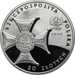 Polen 20 Zlotych 2008 MW EO "Unabhängigkeit Polens" auf der Auktion Wójcicki - 30. April 2025