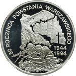Polska 300000 złotych 1994 MW ET "60 rocznica Powstania Warszawskiego" na aukcji Wójcicki - 30 kwietnia 2025