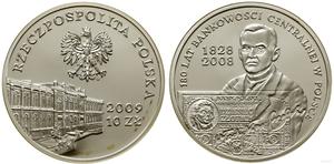 Polska 10 złotych 2009 MW "180 lat bankowości centralnej w Polsce" na aukcji WCN - 9 maja 2024