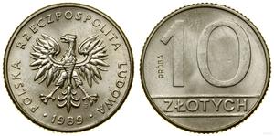 Polska 10 złotych 1989 MW (Próba) na aukcji WCN - 23 maja 2024