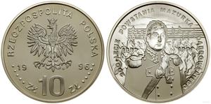 Polska 10 złotych 1996 MW "200-lecie powstania Mazurka Dąbrowskiego" na aukcji WCN - 23 maja 2024