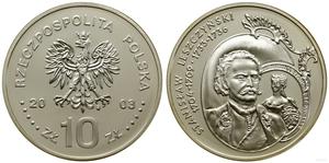 Польша 10 злотых 2003 MW ET "Станислав I Лещинский" на аукционе WCN - 23 мая 2024
