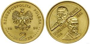 Poland 2 Zlote 1996 MW RK "Henryk Sienkiewicz" at auction WCN - May 23, 2024