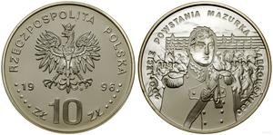 Polska 10 złotych 1996 MW "200-lecie powstania Mazurka Dąbrowskiego" na aukcji WCN - 30 maja 2024