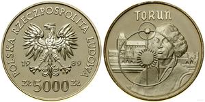 Poland 5000 Zlotych 1989 MW ET "Torun - Nicolaus Copernicus" at auction WCN - June 20, 2024