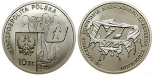 Polen 10 Zlotych 2011 MW ET "Unabhängige Studentenunion" auf der Auktion WCN - 20. Juni 2024