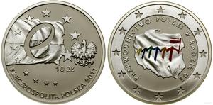 Polska 10 złotych 2011 MW "Przewodnictwo Polski w Radzie UE" na aukcji WCN - 20 czerwca 2024