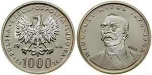 Polska 1000 złotych 1984 MW "Wincenty Witos" (Próba) na aukcji WCN - 27 czerwca 2024
