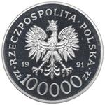 Polska 100000 złotych 1991 MW BCH "Bitwa o Tobruk 1941" (Próba) na aukcji Rzeszowski DA - 28 stycznia 2025