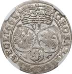 Poland 6 Groszy (Szostak) 1663 AT "Bust in a circle frame" at auction Rzeszowski DA - April 27, 2025