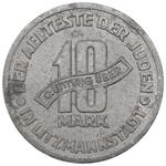 Polonia 10 marcos 1943 "Gueto de Lodz" en subasta Rzeszowski DA - 27 de abril de 2025