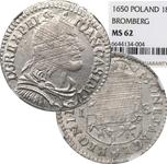 Polska Ort (18 groszy) 1650 na aukcji Rzeszowski DA - 27 kwietnia 2025