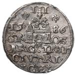 Polska Trojak 1586 "Ryga" na aukcji Rzeszowski DA - 12 września 2025