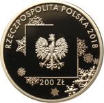 Poland 200 Zlotych 2018 MW "Polish Olympic Team - PyeongChang 2018" at auction Rzeszowski DA - September 12, 2025