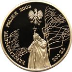 Poland 200 Zlotych 2003 MW ET "25th anniversary of John Paul's II pontificate" at auction Rzeszowski DA - September 12, 2025