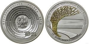 Polska 10 złotych 2016 MW "Centrum Pieniądza NBP im. Sławomira S. Skrzypka" na aukcji WCN - 11 lipca 2024
