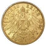 Германия 20 марок 1891 A "Пруссия" на аукционе NUMIS Klitończyk - 11 мая 2025